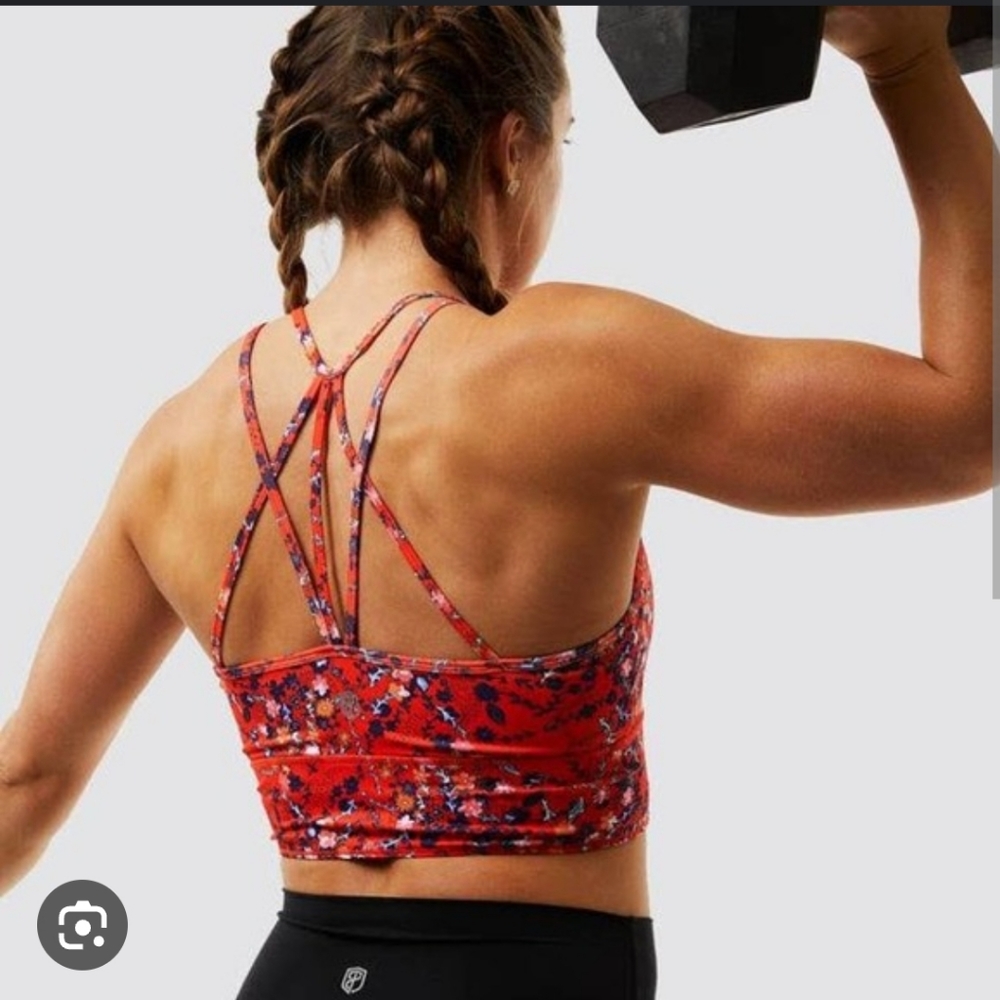 Born Primitive Rhapsody Sports Bra 2.0 (Fiery Floral) Large